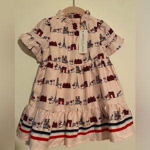 Janie and Jack Blushing Bride Eiffel Tower Dress